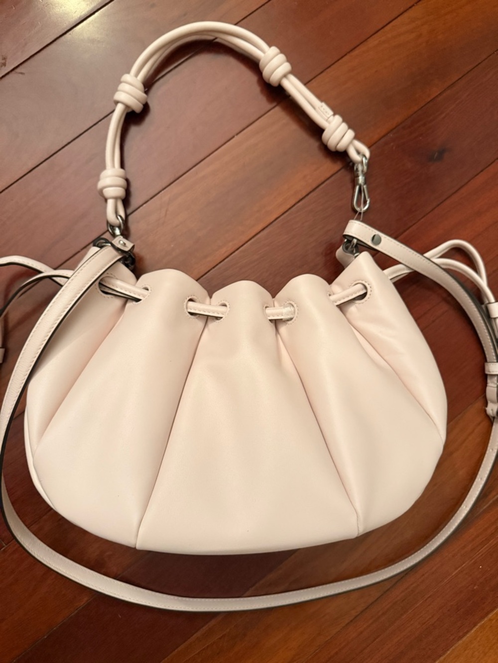 kate spade Pale Pink Gathered Crossbody Bag - Picture 2 of 9